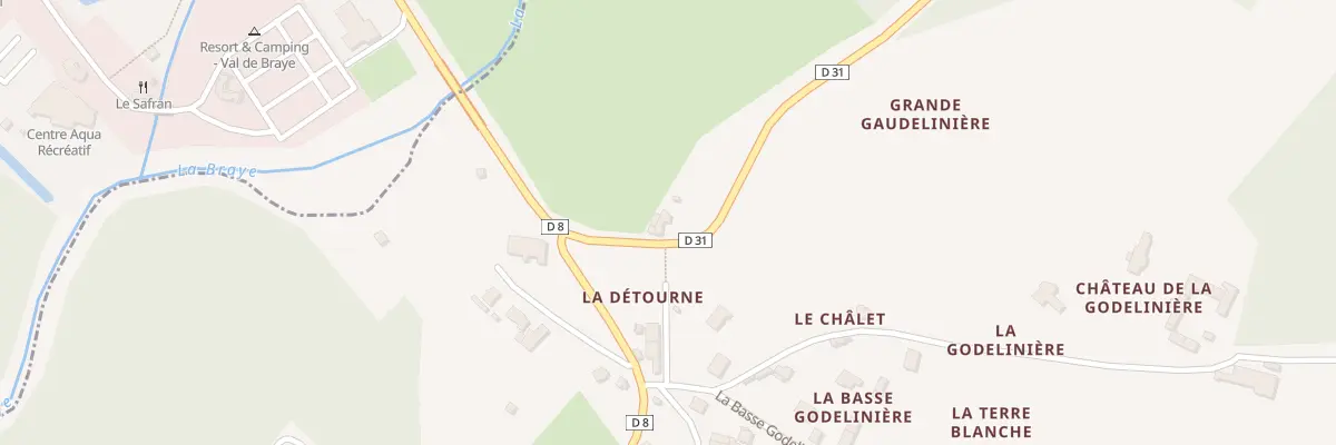 Plan du 79 La Détourne à Bonneveau