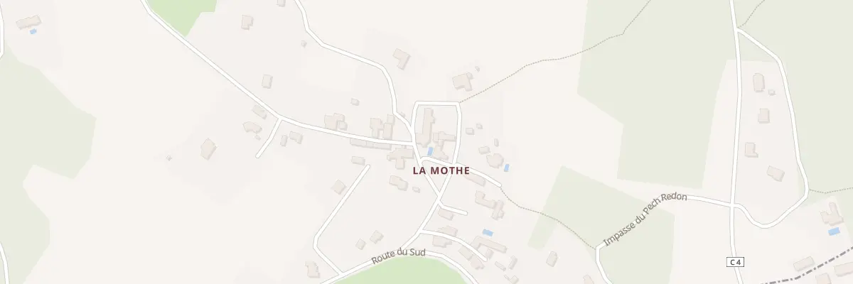 Plan du 27 La Motte à Pontours