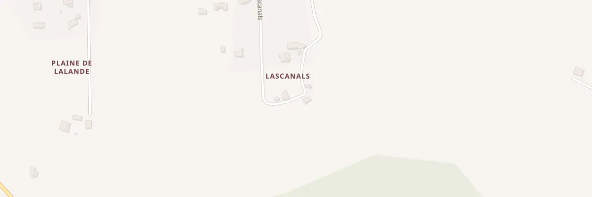 Plan du 315 Che de Lascanals à Hautefage-la-Tour