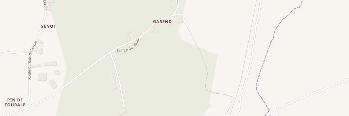 Plan du 4 Che de Sénot à Monbalen