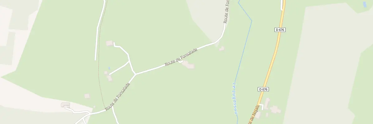 Plan du 445 Rte de Fonsalade à Beaumontois en Périgord