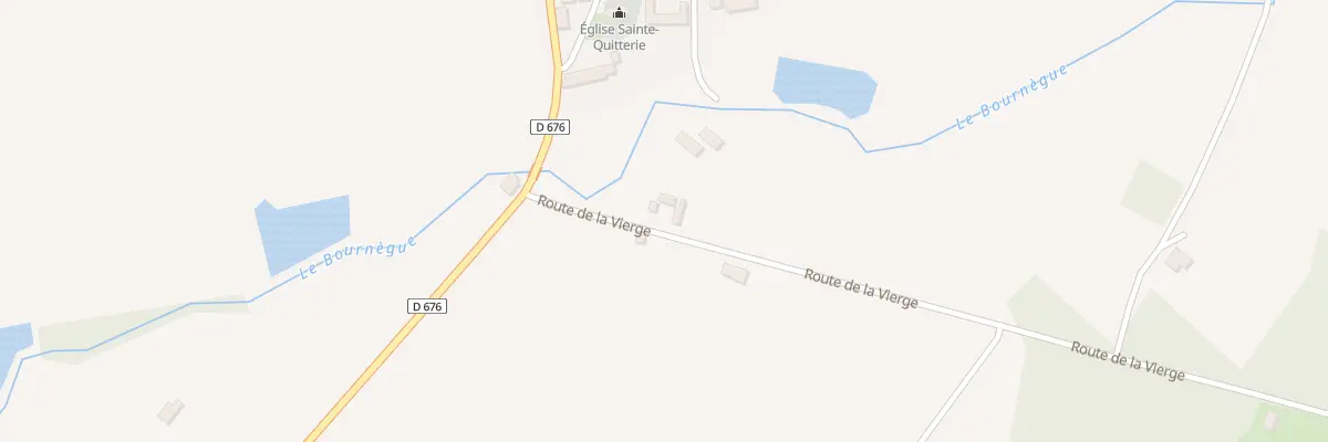 Plan du 109 Rte de la Vierge à Beaumontois en Périgord