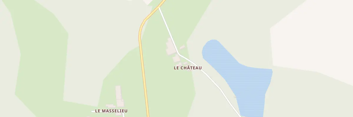 Plan du 5251 Le Chateau à Chéronnac