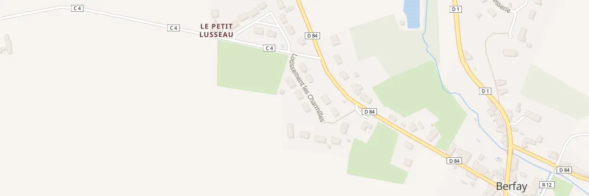 Plan du 2 Lot Les Charmilles à Berfay