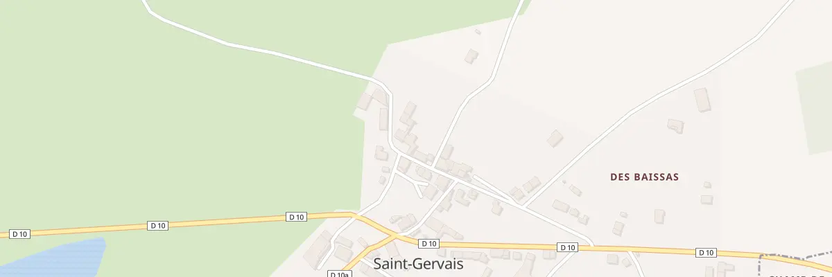 Plan du 5047 Saint Gervais à Videix