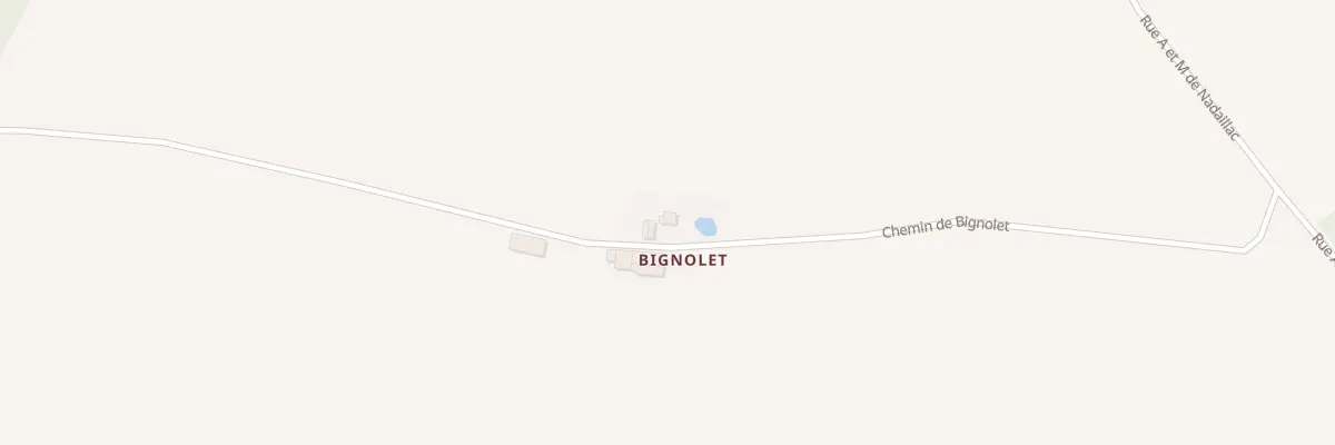 Plan du 100 Bignolet à La Ferrière