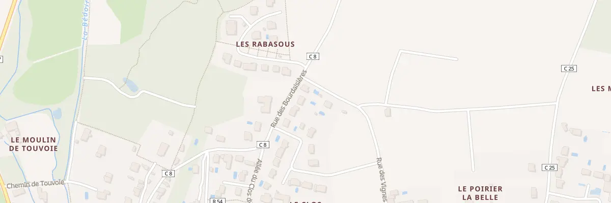 Plan du 46 Rue des Bourdaisières à Rochecorbon