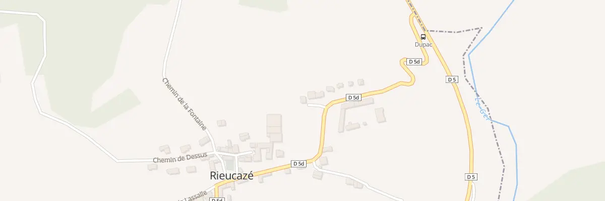 Plan du 2 Imp Saint Roch à Rieucazé