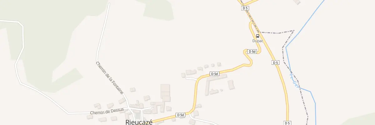 Plan du 28 Las Costes à Rieucazé