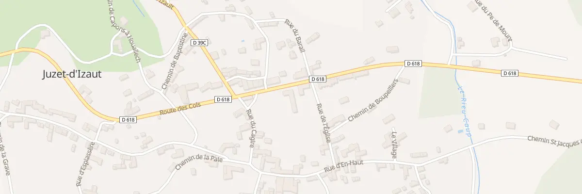 Plan du 897 Rte des Cols à Saint-Gaudens