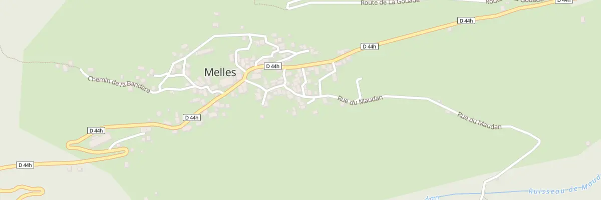 Plan du 124A Village à Melles