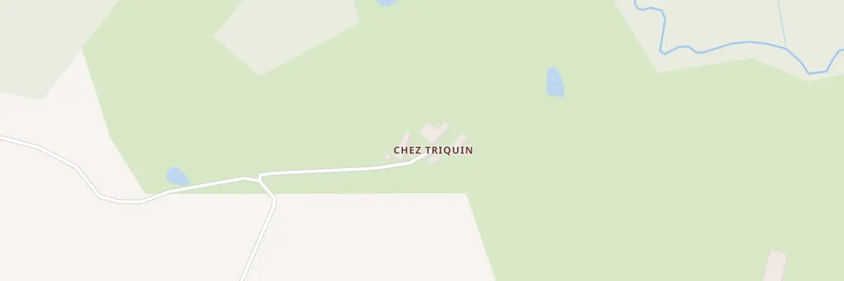 Plan du 5334 Chez Triquin à Adriers