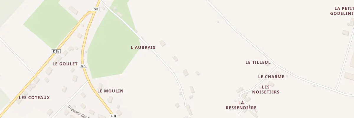 Plan du 25 L’Aubrais à Bonneveau