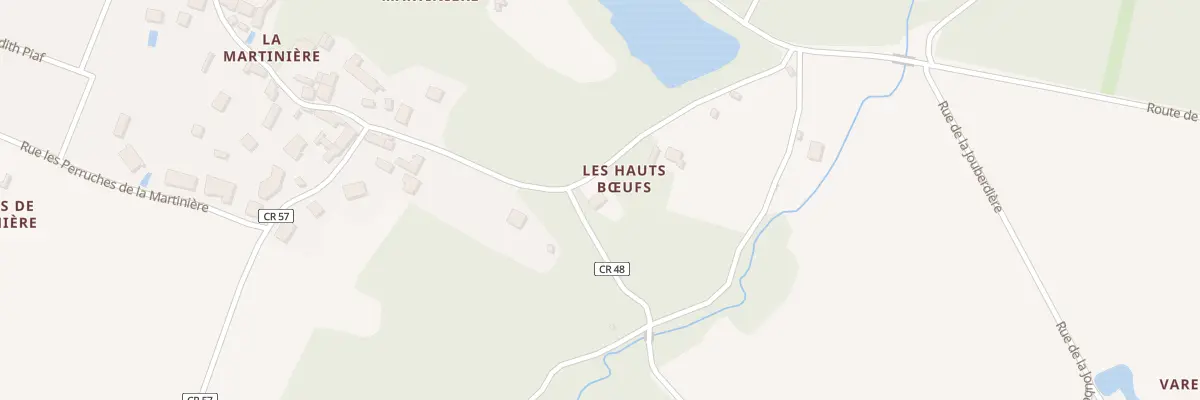 Plan du 103 Rue de la Martinière à Veigné