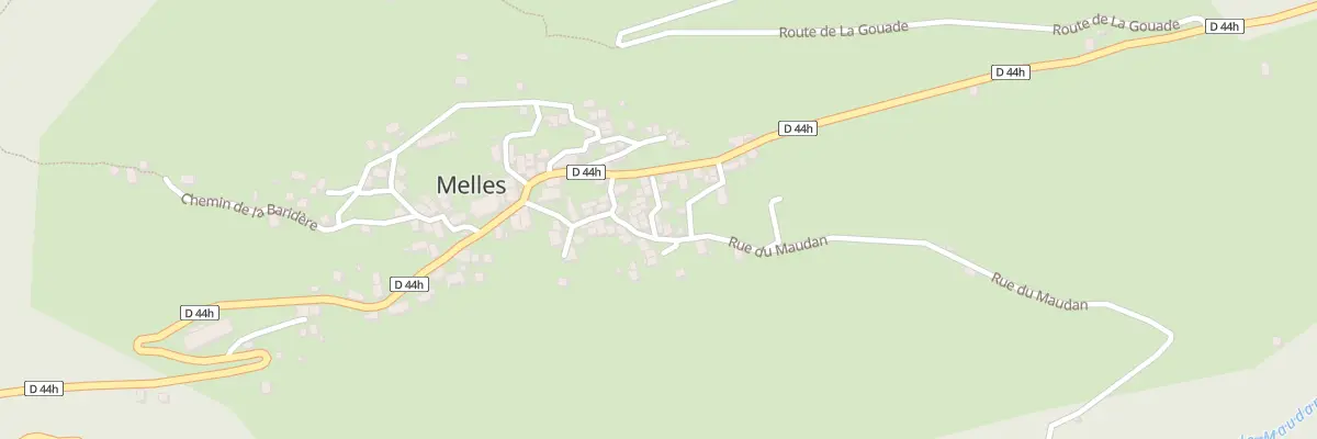 Plan du 2A Village à Melles