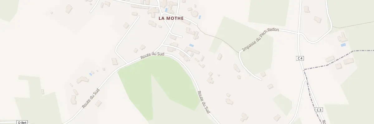 Plan du 16 La Motte à Pontours