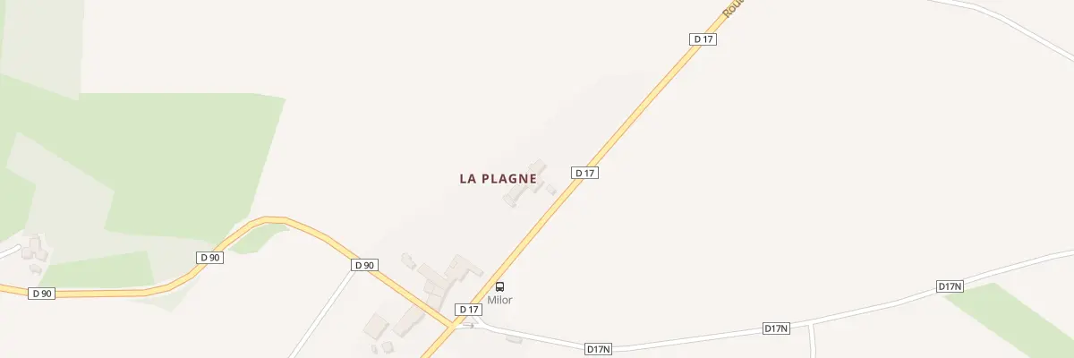 Plan du 1 La Plagne à Montbernard