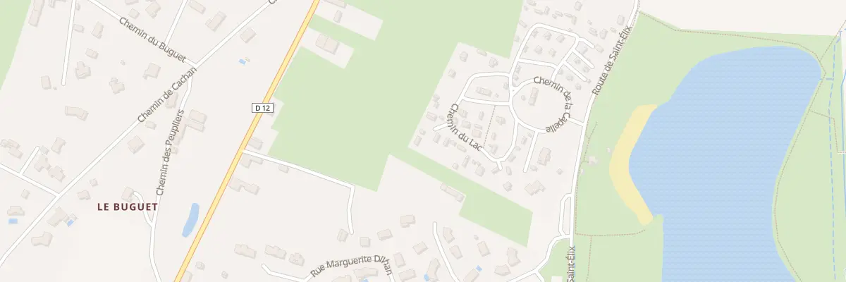 Plan du 8 Che du Lac à Saramon