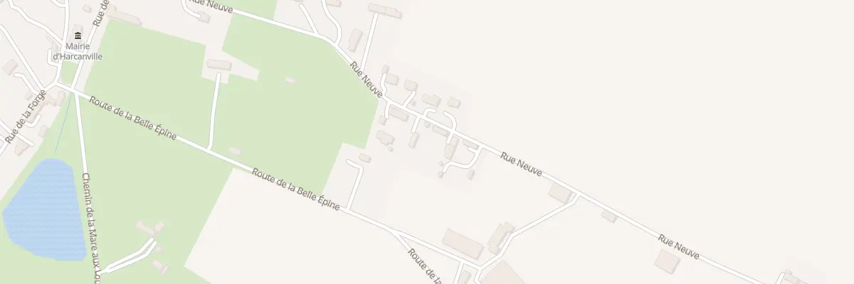 Plan du 410 Rue Neuve à Harcanville