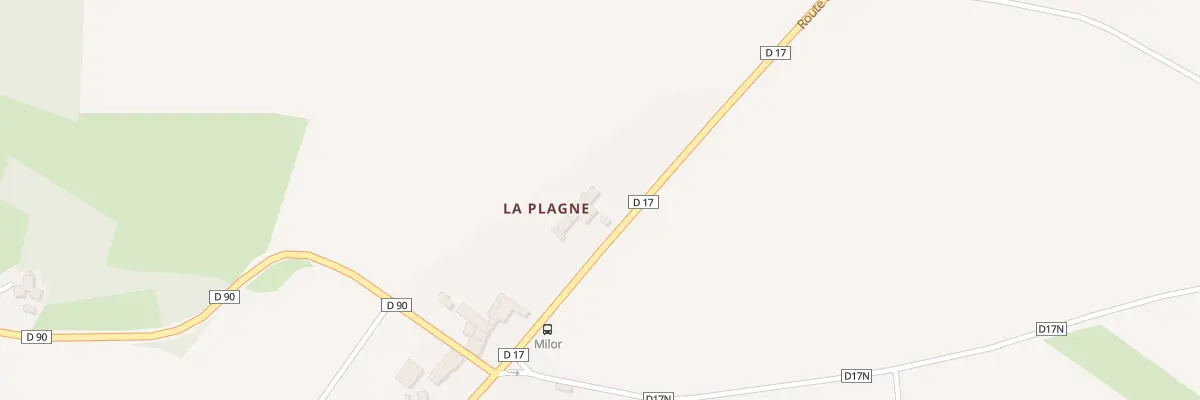 Plan du 1B La Plagne à Montbernard