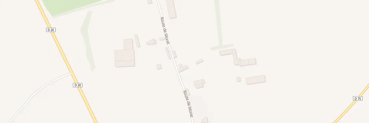Plan du 490 Rte du Moret à Sainte-Colombe