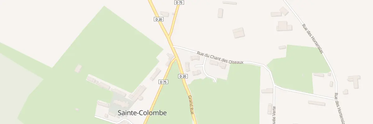 Plan du 3 Lot du Pre Fleuri à Sainte-Colombe