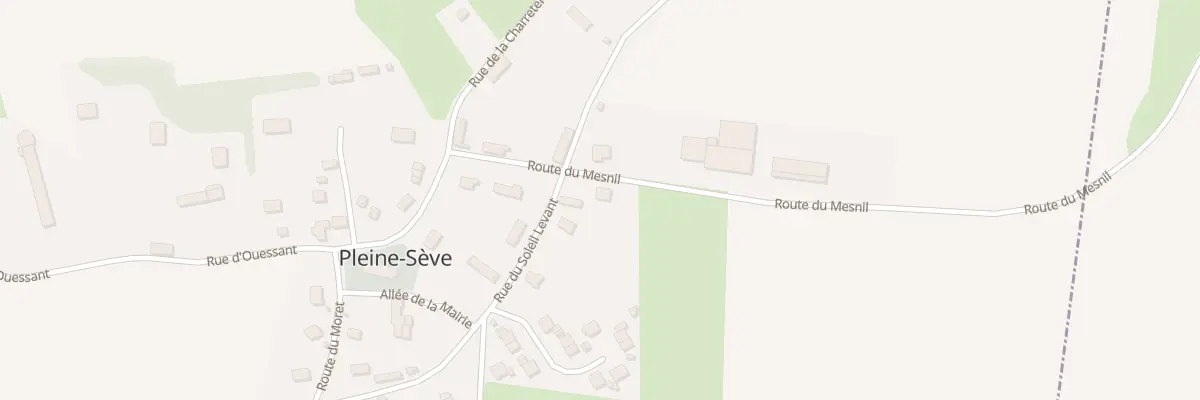 Plan du 8 Rte du Mesnil à Pleine-Sève