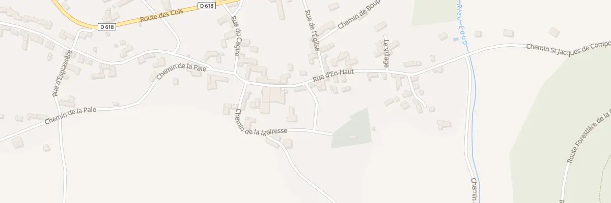 Plan du 888 Che St Jacques de Compostelle à Juzet-d’Izaut