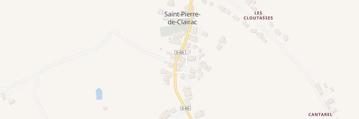 Plan du 9 Au Bourg à Saint-Pierre-de-Clairac
