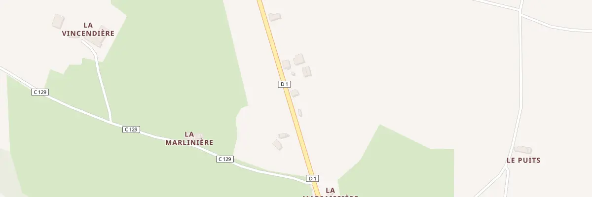 Plan du 20 Ham de la Marsaissiere à Berfay