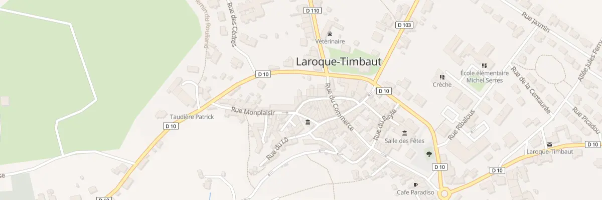 Plan du 57 Rue du Docteur Brocq à Laroque-Timbaut