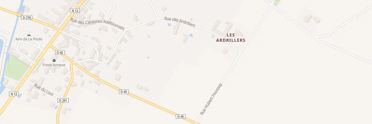 Plan du 46 Rue des Ardrillers à Charencey