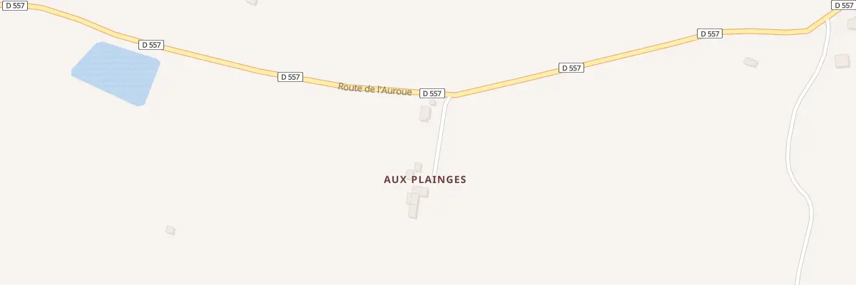 Plan du 5049 Aux Plainges à Bajonnette