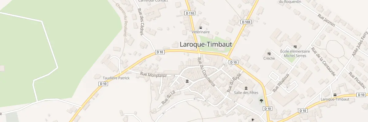 Plan du 4 Rue du Docteur Brocq à Laroque-Timbaut