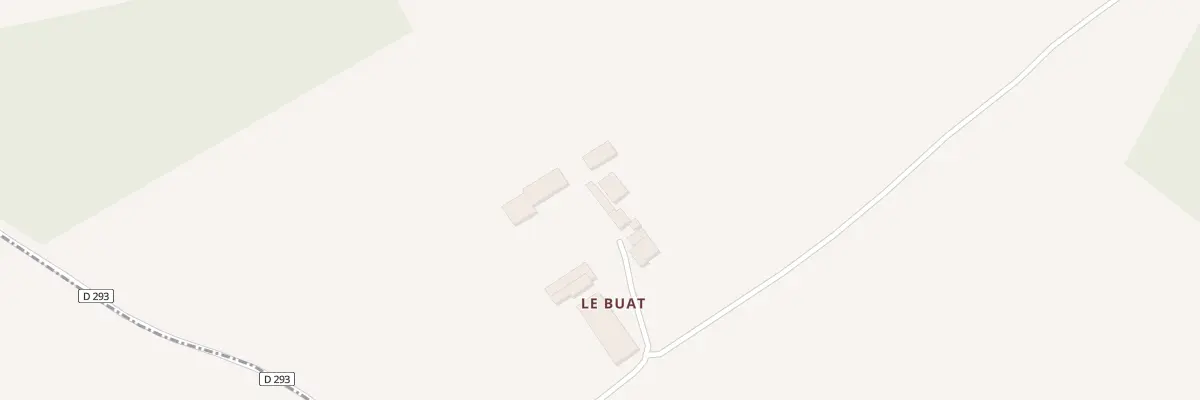 Plan du 2 Le Buat à Gournay-le-Guérin