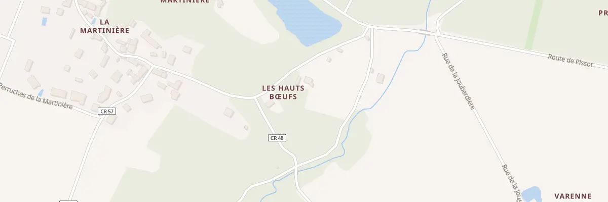 Plan du 107 Rue de la Martinière à Veigné