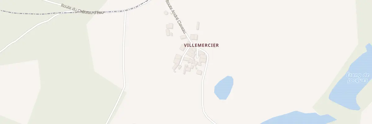 Plan du 60 Villemercier Ouest à Saint-Barthélemy-de-Bussière