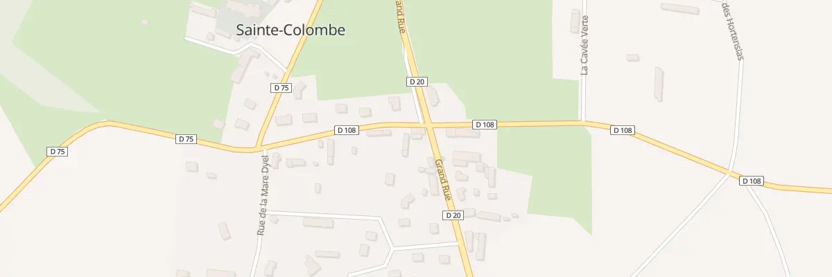 Plan du 315 Grand Rue à Sainte-Colombe