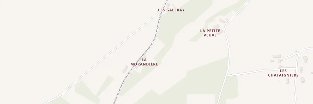 Plan du 216 La Morandiere à Artins