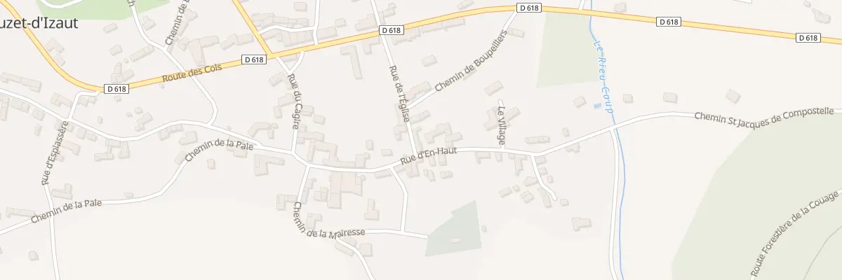 Plan du 40 Le Village à Juzet-d’Izaut