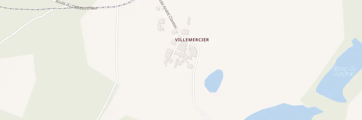 Plan du 61 Villemercier Ouest à Saint-Barthélemy-de-Bussière