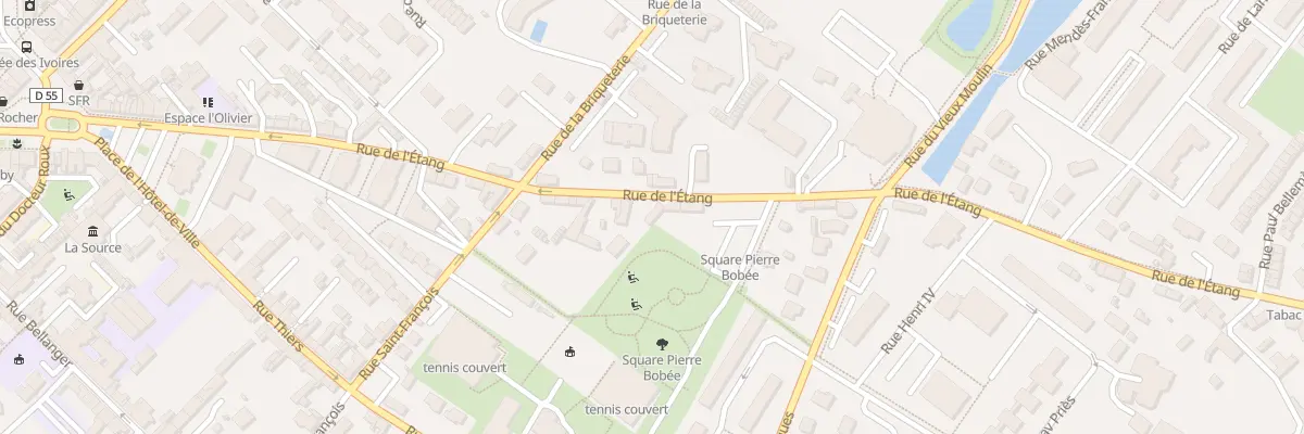 Plan du 50 Rue de l’Etang à Yvetot