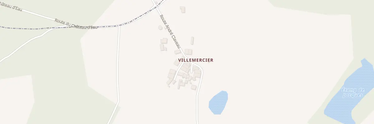 Plan du 64 Villemercier Ouest à Saint-Barthélemy-de-Bussière