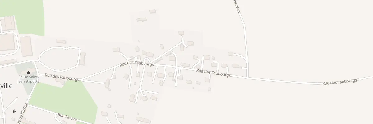 Plan du 375 Rue des Faubourgs à Harcanville