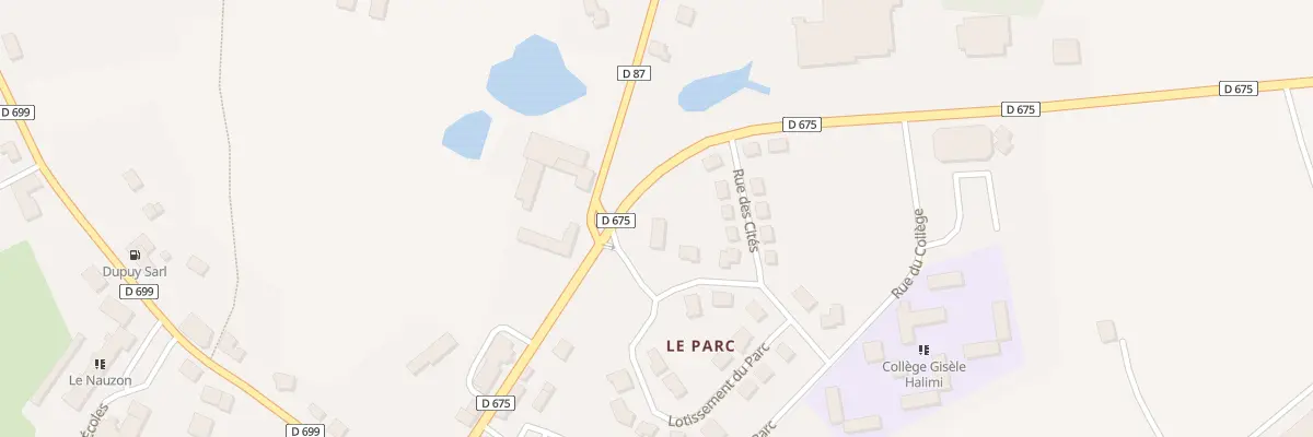 Plan du 4 Lot du Parc à Saint-Mathieu