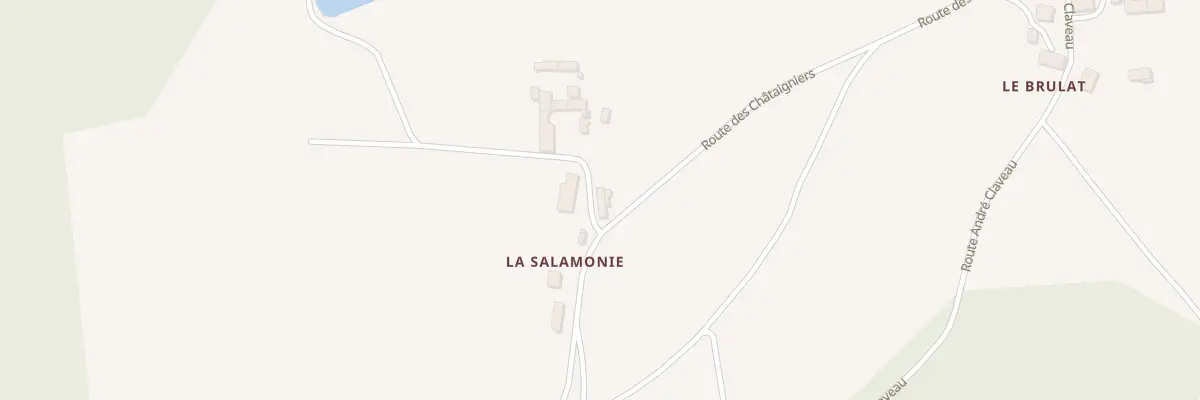 Plan du 52 La Salamonie Sud à Saint-Barthélemy-de-Bussière