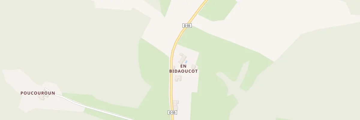 Plan du 1 En Bidaoucot à Puymaurin