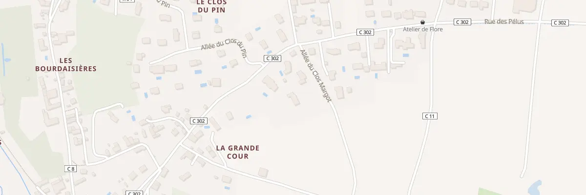 Plan du 8 All du Clos Margot à Rochecorbon