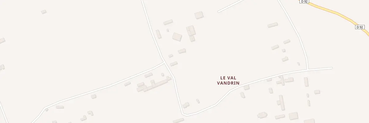 Plan du 318 Le Val Vandrin à Bonneville-Aptot
