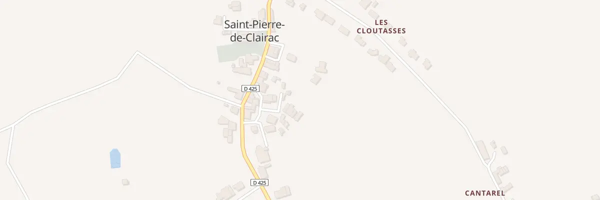 Plan du 18 Au Bourg à Saint-Pierre-de-Clairac